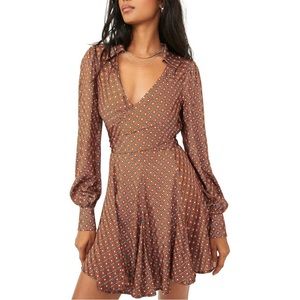 Free People women’s it takes two long sleeve mini dress